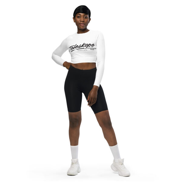 Teleskope Long-Sleeve Crop Top